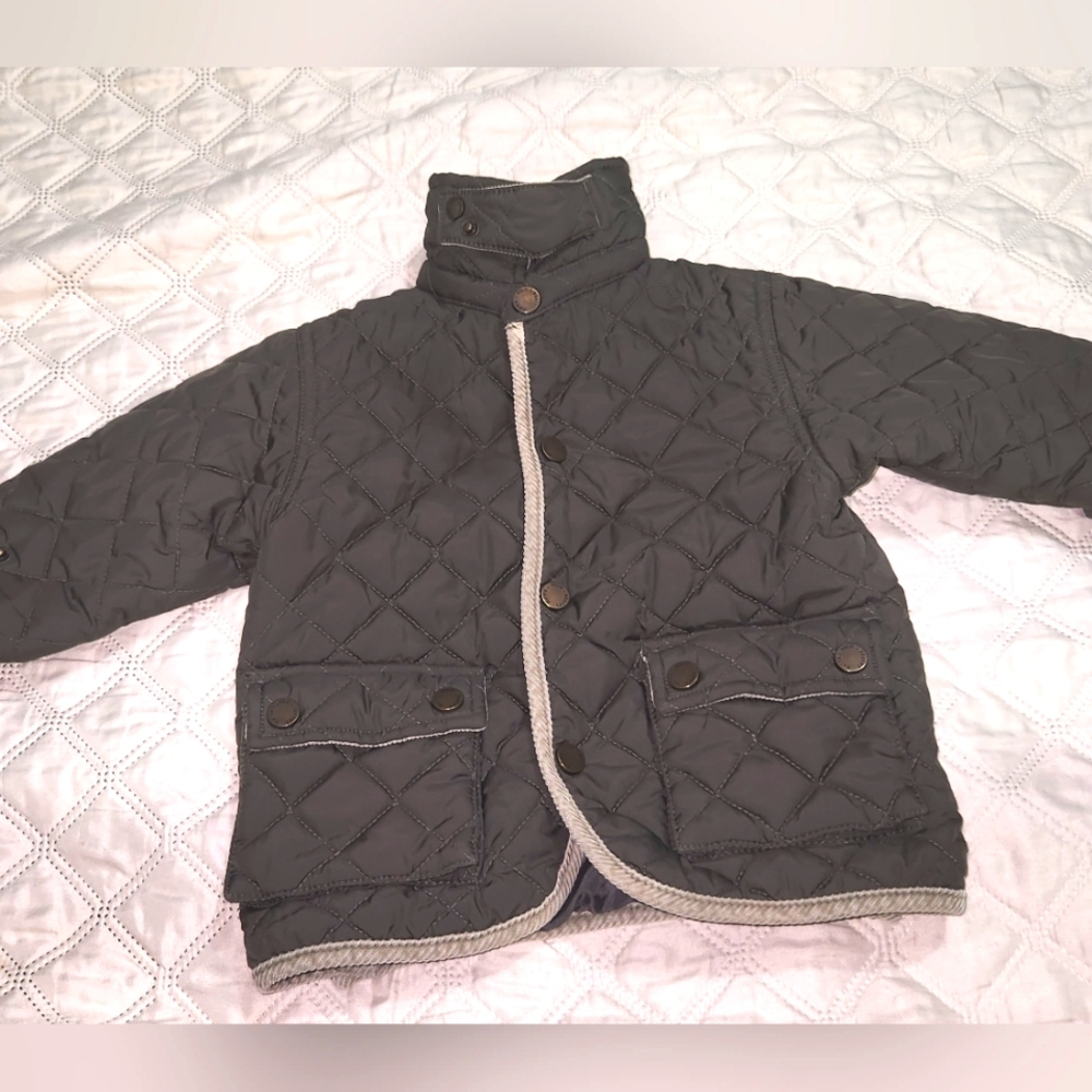 Polo Ralph Lauren Quilted Jacket Olive Kid’s Size 12M